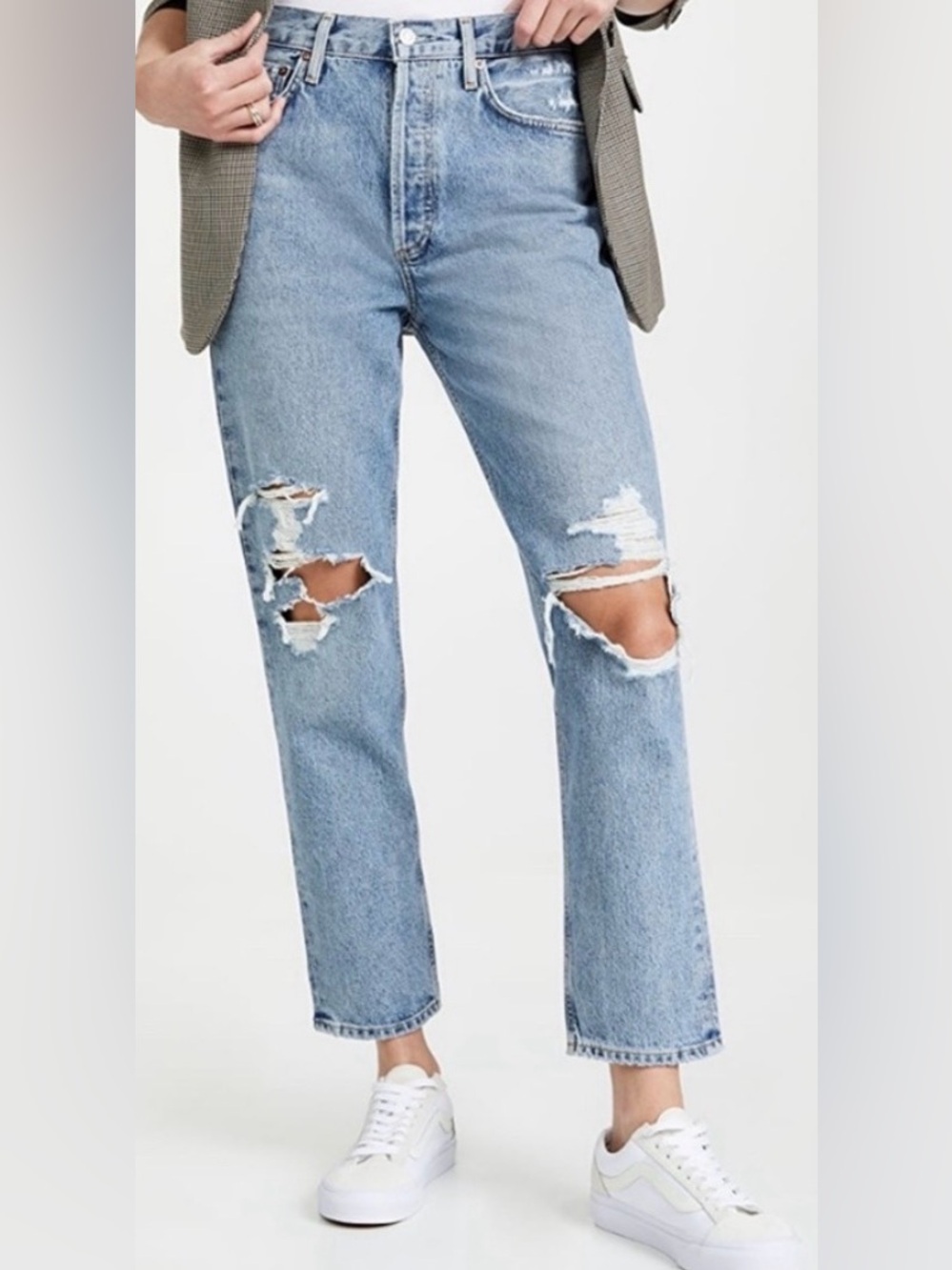 AGOLDE Fen High Rise Relaxed Taper Jeans in Wander Size 24